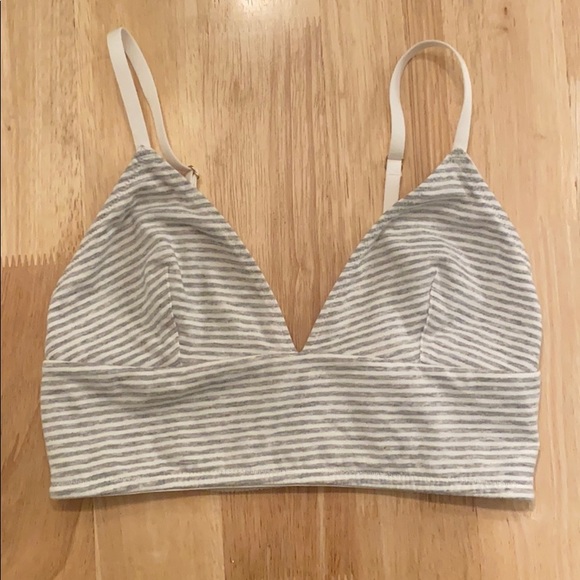 striped bralette